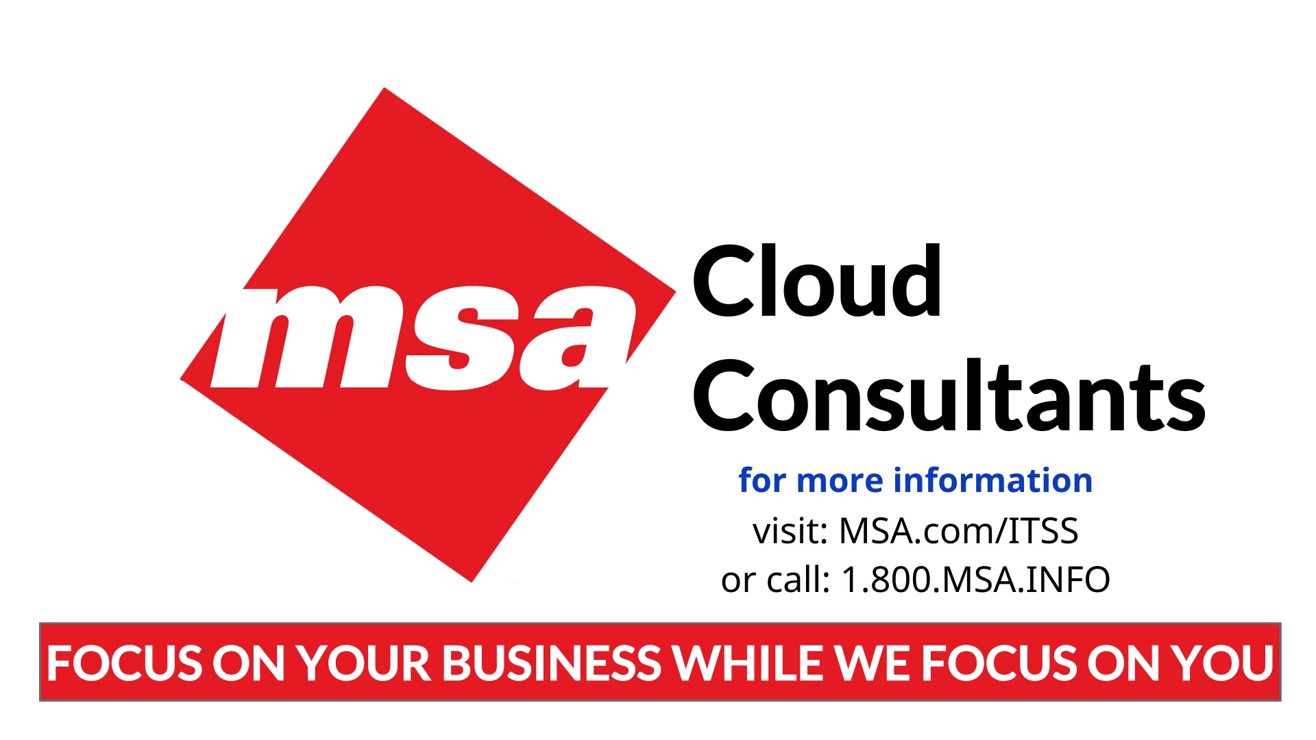 Cloud Consultants Video Splash Page