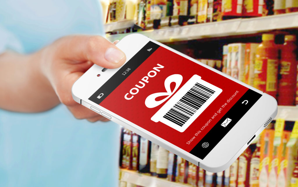 Mobile Couponing with bar code