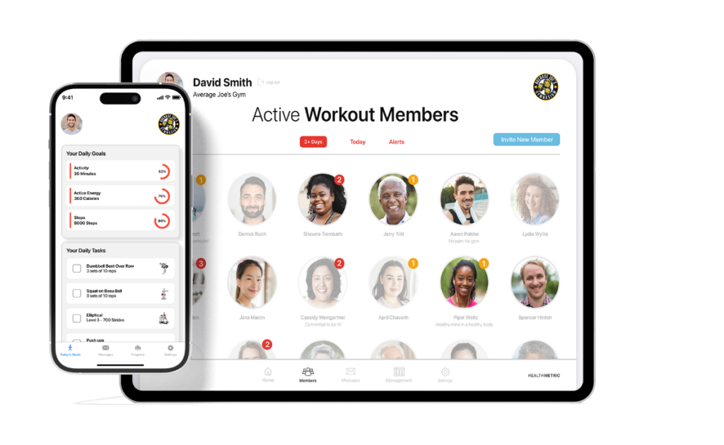 healthmetric mockup devices